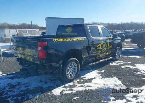 2022 Chevrolet Silverado 1500 4Wd Short Bed Rst из США, поврежденный, VIN 1GCUDEED1NZ533332